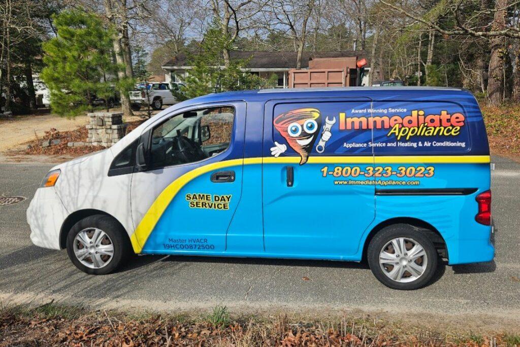 appliance repair van immediate appliance nj